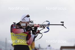 10.12.2020, Hochfilzen, Austria (AUT): Erlend Bjoentegaard (NOR) -  IBU World Cup Biathlon, training, Hochfilzen (AUT). www.nordicfocus.com. © Manzoni/NordicFocus. Every downloaded picture is fee-liable.