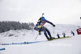10.12.2020, Hochfilzen, Austria (AUT): Lukas Hofer (ITA) -  IBU World Cup Biathlon, training, Hochfilzen (AUT). www.nordicfocus.com. © Manzoni/NordicFocus. Every downloaded picture is fee-liable.