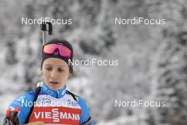 10.12.2020, Hochfilzen, Austria (AUT): Anais Chevalier-Bouchet (FRA) -  IBU World Cup Biathlon, training, Hochfilzen (AUT). www.nordicfocus.com. © Manzoni/NordicFocus. Every downloaded picture is fee-liable.