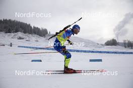 10.12.2020, Hochfilzen, Austria (AUT): Sergey Bocharnikov (BLR) -  IBU World Cup Biathlon, training, Hochfilzen (AUT). www.nordicfocus.com. © Manzoni/NordicFocus. Every downloaded picture is fee-liable.