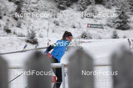 10.12.2020, Hochfilzen, Austria (AUT): Caroline Colombo (FRA) -  IBU World Cup Biathlon, training, Hochfilzen (AUT). www.nordicfocus.com. © Manzoni/NordicFocus. Every downloaded picture is fee-liable.