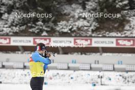 10.12.2020, Hochfilzen, Austria (AUT): Simon Desthieux (FRA) -  IBU World Cup Biathlon, training, Hochfilzen (AUT). www.nordicfocus.com. © Manzoni/NordicFocus. Every downloaded picture is fee-liable.