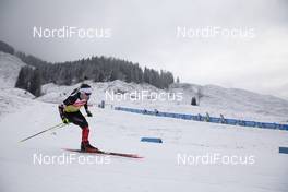 10.12.2020, Hochfilzen, Austria (AUT): Christian Gow (CAN) -  IBU World Cup Biathlon, training, Hochfilzen (AUT). www.nordicfocus.com. © Manzoni/NordicFocus. Every downloaded picture is fee-liable.