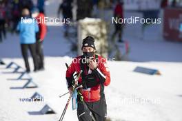 20.12.2020, Hochfilzen, Austria (AUT): Ludwig Gredler (AUT), coach Team Austria -  IBU World Cup Biathlon, mass men, Hochfilzen (AUT). www.nordicfocus.com. © Manzoni/NordicFocus. Every downloaded picture is fee-liable.