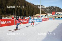 20.12.2020, Hochfilzen, Austria (AUT): Marte Olsbu Roeiseland (NOR), Tiril Eckhoff (NOR), (l-r) -  IBU World Cup Biathlon, mass women, Hochfilzen (AUT). www.nordicfocus.com. © Manzoni/NordicFocus. Every downloaded picture is fee-liable.