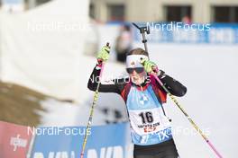 20.12.2020, Hochfilzen, Austria (AUT): Emma Lunder (CAN) -  IBU World Cup Biathlon, mass women, Hochfilzen (AUT). www.nordicfocus.com. © Manzoni/NordicFocus. Every downloaded picture is fee-liable.