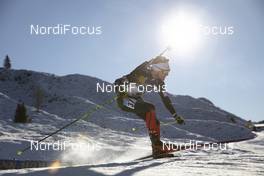 19.12.2020, Hochfilzen, Austria (AUT): Christian Gow (CAN) -  IBU World Cup Biathlon, pursuit men, Hochfilzen (AUT). www.nordicfocus.com. © Manzoni/NordicFocus. Every downloaded picture is fee-liable.