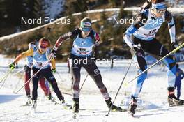 19.12.2020, Hochfilzen, Austria (AUT): Janina Hettich (GER), Lisa Theresa Hauser (AUT), (l-r) -  IBU World Cup Biathlon, pursuit women, Hochfilzen (AUT). www.nordicfocus.com. © Manzoni/NordicFocus. Every downloaded picture is fee-liable.