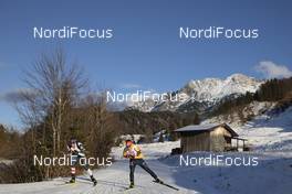 17.12.2020, Hochfilzen, Austria (AUT): Sean Doherty (USA), Philipp Horn (GER), (l-r) -  IBU World Cup Biathlon, sprint men, Hochfilzen (AUT). www.nordicfocus.com. © Manzoni/NordicFocus. Every downloaded picture is fee-liable.