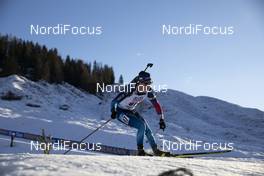 17.12.2020, Hochfilzen, Austria (AUT): Niklas Hartweg (SUI) -  IBU World Cup Biathlon, sprint men, Hochfilzen (AUT). www.nordicfocus.com. © Manzoni/NordicFocus. Every downloaded picture is fee-liable.
