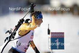 17.12.2020, Hochfilzen, Austria (AUT): Erik Lesser (GER) -  IBU World Cup Biathlon, sprint men, Hochfilzen (AUT). www.nordicfocus.com. © Manzoni/NordicFocus. Every downloaded picture is fee-liable.