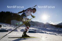 17.12.2020, Hochfilzen, Austria (AUT): Leif Nordgren (USA) -  IBU World Cup Biathlon, sprint men, Hochfilzen (AUT). www.nordicfocus.com. © Manzoni/NordicFocus. Every downloaded picture is fee-liable.