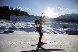 17.12.2020, Hochfilzen, Austria (AUT): Adam Runnalls (CAN) -  IBU World Cup Biathlon, sprint men, Hochfilzen (AUT). www.nordicfocus.com. © Manzoni/NordicFocus. Every downloaded picture is fee-liable.