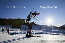 17.12.2020, Hochfilzen, Austria (AUT): Simon Eder (AUT) -  IBU World Cup Biathlon, sprint men, Hochfilzen (AUT). www.nordicfocus.com. © Manzoni/NordicFocus. Every downloaded picture is fee-liable.