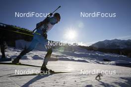 17.12.2020, Hochfilzen, Austria (AUT): Quentin Fillon Maillet (FRA) -  IBU World Cup Biathlon, sprint men, Hochfilzen (AUT). www.nordicfocus.com. © Manzoni/NordicFocus. Every downloaded picture is fee-liable.
