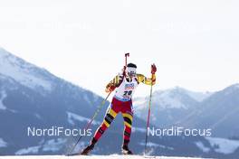 17.12.2020, Hochfilzen, Austria (AUT): Florent Claude (BEL) -  IBU World Cup Biathlon, sprint men, Hochfilzen (AUT). www.nordicfocus.com. © Manzoni/NordicFocus. Every downloaded picture is fee-liable.