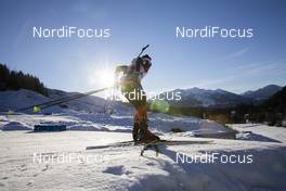 17.12.2020, Hochfilzen, Austria (AUT): Christian Gow (CAN) -  IBU World Cup Biathlon, sprint men, Hochfilzen (AUT). www.nordicfocus.com. © Manzoni/NordicFocus. Every downloaded picture is fee-liable.