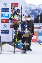 18.12.2020, Hochfilzen, Austria (AUT): Marte Olsbu Roeiseland (NOR), Ingrid Landmark Tandrevold (NOR), (l-r) -  IBU World Cup Biathlon, sprint women, Hochfilzen (AUT). www.nordicfocus.com. © Manzoni/NordicFocus. Every downloaded picture is fee-liable.