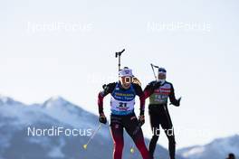 18.12.2020, Hochfilzen, Austria (AUT): Ingrid Landmark Tandrevold (NOR) -  IBU World Cup Biathlon, sprint women, Hochfilzen (AUT). www.nordicfocus.com. © Manzoni/NordicFocus. Every downloaded picture is fee-liable.