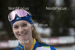16.12.2020, Hochfilzen, Austria (AUT): Mona Brorsson (SWE) -  IBU World Cup Biathlon, training, Hochfilzen (AUT). www.nordicfocus.com. © Manzoni/NordicFocus. Every downloaded picture is fee-liable.