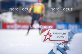 16.12.2020, Hochfilzen, Austria (AUT): Feature: Track atmosphere with a view to the penalty loop -  IBU World Cup Biathlon, training, Hochfilzen (AUT). www.nordicfocus.com. © Manzoni/NordicFocus. Every downloaded picture is fee-liable.
