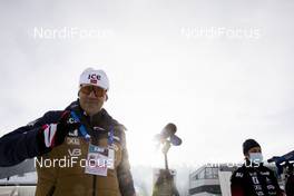 16.12.2020, Hochfilzen, Austria (AUT): Siegfried Mazet (FRA) coach team Norway -  IBU World Cup Biathlon, training, Hochfilzen (AUT). www.nordicfocus.com. © Manzoni/NordicFocus. Every downloaded picture is fee-liable.