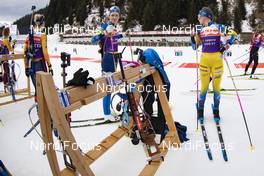 16.12.2020, Hochfilzen, Austria (AUT): Hanna Oeberg (SWE), Elvira Oeberg (SWE), (l-r) -  IBU World Cup Biathlon, training, Hochfilzen (AUT). www.nordicfocus.com. © Manzoni/NordicFocus. Every downloaded picture is fee-liable.