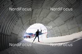 16.12.2020, Hochfilzen, Austria (AUT): Max Saenger (USA/SUI), IBU IR -  IBU World Cup Biathlon, training, Hochfilzen (AUT). www.nordicfocus.com. © Manzoni/NordicFocus. Every downloaded picture is fee-liable.