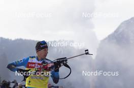 16.12.2020, Hochfilzen, Austria (AUT): Quentin Fillon Maillet (FRA) -  IBU World Cup Biathlon, training, Hochfilzen (AUT). www.nordicfocus.com. © Manzoni/NordicFocus. Every downloaded picture is fee-liable.