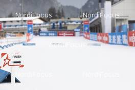 16.12.2020, Hochfilzen, Austria (AUT): Event Feature: View to the finish -  IBU World Cup Biathlon, training, Hochfilzen (AUT). www.nordicfocus.com. © Manzoni/NordicFocus. Every downloaded picture is fee-liable.
