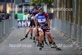 27.09.2020, Wiesbaden, Germany (GER): Julian Eberhard (AUT) - City-Biathlon Wiesbaden - Wiesbaden (GER). www.nordicfocus.com. © Reichert/NordicFocus. Every downloaded picture is fee-liable.