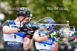 27.09.2020, Wiesbaden, Germany (GER): Johannes Thingnes Boe (NOR) - City-Biathlon Wiesbaden - Wiesbaden (GER). www.nordicfocus.com. © Reichert/NordicFocus. Every downloaded picture is fee-liable.
