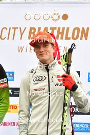 27.09.2020, Wiesbaden, Germany (GER): Benedikt Doll (GER), podium - City-Biathlon Wiesbaden - Wiesbaden (GER). www.nordicfocus.com. © Reichert/NordicFocus. Every downloaded picture is fee-liable.