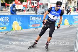 27.09.2020, Wiesbaden, Germany (GER): Serafin Wiestner (SUI) - City-Biathlon Wiesbaden - Wiesbaden (GER). www.nordicfocus.com. © Reichert/NordicFocus. Every downloaded picture is fee-liable.