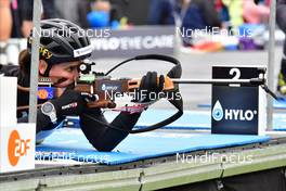 27.09.2020, Wiesbaden, Germany (GER): Julia Simon (FRA) - City-Biathlon Wiesbaden - Wiesbaden (GER). www.nordicfocus.com. © Reichert/NordicFocus. Every downloaded picture is fee-liable.
