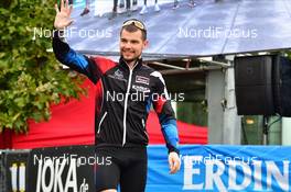 27.09.2020, Wiesbaden, Germany (GER): Michal Krcmar (CZE), podium - City-Biathlon Wiesbaden - Wiesbaden (GER). www.nordicfocus.com. © Reichert/NordicFocus. Every downloaded picture is fee-liable.