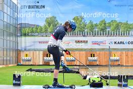 27.09.2020, Wiesbaden, Germany (GER): Clare Egan (USA) - City-Biathlon Wiesbaden - Wiesbaden (GER). www.nordicfocus.com. © Reichert/NordicFocus. Every downloaded picture is fee-liable.