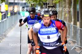 27.09.2020, Wiesbaden, Germany (GER): Johannes Thingnes Boe (NOR) - City-Biathlon Wiesbaden - Wiesbaden (GER). www.nordicfocus.com. © Reichert/NordicFocus. Every downloaded picture is fee-liable.