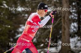 01.01.2020, Toblach, Italy (ITA): Johannes Hoesflot Klaebo (NOR) - FIS world cup cross-country, tour de ski, pursuit men, Toblach (ITA). www.nordicfocus.com. © Modica/NordicFocus. Every downloaded picture is fee-liable.