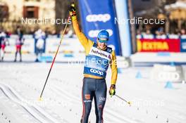 01.01.2020, Toblach, Italy (ITA): Lucas Boegl (GER) - FIS world cup cross-country, tour de ski, pursuit men, Toblach (ITA). www.nordicfocus.com. © Modica/NordicFocus. Every downloaded picture is fee-liable.
