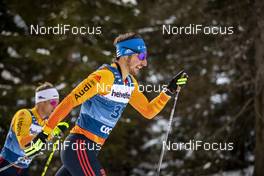 01.01.2020, Toblach, Italy (ITA): Jonas Dobler (GER) - FIS world cup cross-country, tour de ski, pursuit men, Toblach (ITA). www.nordicfocus.com. © Modica/NordicFocus. Every downloaded picture is fee-liable.