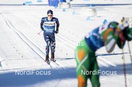 01.01.2020, Toblach, Italy (ITA): Mikael Abram (ITA) - FIS world cup cross-country, tour de ski, pursuit men, Toblach (ITA). www.nordicfocus.com. © Modica/NordicFocus. Every downloaded picture is fee-liable.