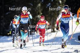 01.01.2020, Toblach, Italy (ITA): Delphine Claudel (FRA) - FIS world cup cross-country, tour de ski, pursuit women, Toblach (ITA). www.nordicfocus.com. © Modica/NordicFocus. Every downloaded picture is fee-liable.