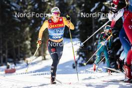 01.01.2020, Toblach, Italy (ITA): Antonia Fraebel (GER) - FIS world cup cross-country, tour de ski, pursuit women, Toblach (ITA). www.nordicfocus.com. © Modica/NordicFocus. Every downloaded picture is fee-liable.