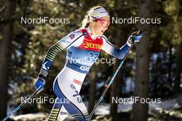 01.01.2020, Toblach, Italy (ITA): Moa Lundgren (SWE) - FIS world cup cross-country, tour de ski, pursuit women, Toblach (ITA). www.nordicfocus.com. © Modica/NordicFocus. Every downloaded picture is fee-liable.