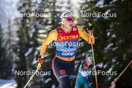 01.01.2020, Toblach, Italy (ITA): Antonia Fraebel (GER) - FIS world cup cross-country, tour de ski, pursuit women, Toblach (ITA). www.nordicfocus.com. © Modica/NordicFocus. Every downloaded picture is fee-liable.