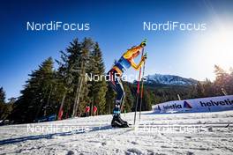 01.01.2020, Toblach, Italy (ITA): Victoria Carl (GER) - FIS world cup cross-country, tour de ski, pursuit women, Toblach (ITA). www.nordicfocus.com. © Modica/NordicFocus. Every downloaded picture is fee-liable.