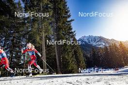 01.01.2020, Toblach, Italy (ITA): Ragnhild Haga (NOR) - FIS world cup cross-country, tour de ski, pursuit women, Toblach (ITA). www.nordicfocus.com. © Modica/NordicFocus. Every downloaded picture is fee-liable.