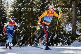 01.01.2020, Toblach, Italy (ITA): Sofie Krehl (GER) - FIS world cup cross-country, tour de ski, pursuit women, Toblach (ITA). www.nordicfocus.com. © Modica/NordicFocus. Every downloaded picture is fee-liable.