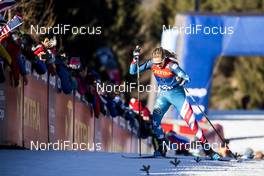 05.01.2020, Val di Fiemme, Italy (ITA): Jessica Diggins (USA) - FIS world cup cross-country, tour de ski, final climb women, Val di Fiemme (ITA). www.nordicfocus.com. © Modica/NordicFocus. Every downloaded picture is fee-liable.